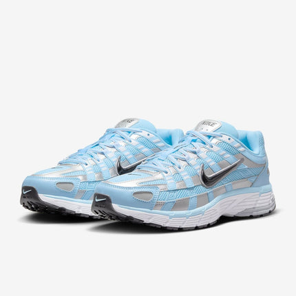 CD6404-401 Nike P-6000 Aquarius Blue Metallic Silver White Black (Men's)