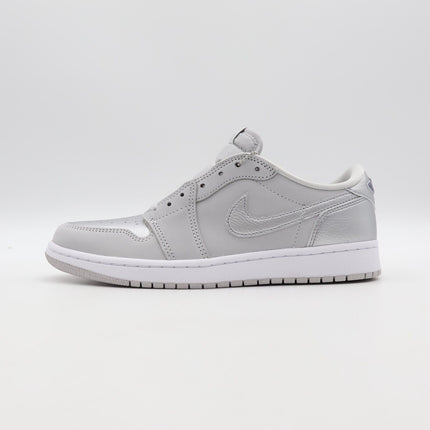 HM0365-002 Nike Air Jordan 1 Retro Low OG Metallic Silver with Briefcase (Men's)