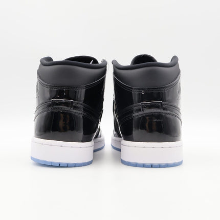 DV1308-004 Nike Air Jordan 1 Mid Space Jam Black Dark Concord White (Men's)