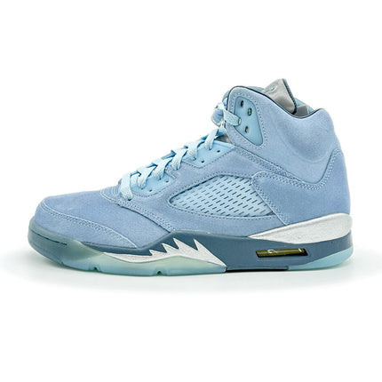 DD9336-400 Nike Air Jordan 5 Retro Blue Bird Photo Football Grey Metallic Silver