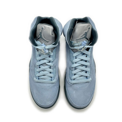 DD9336-400 Nike Air Jordan 5 Retro Blue Bird Photo Football Grey Metallic Silver