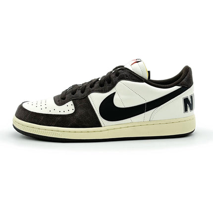 FN7815-200 Nike Terminator Low Croc Velvet Brown Black Sail Coconut Milk (Men's)