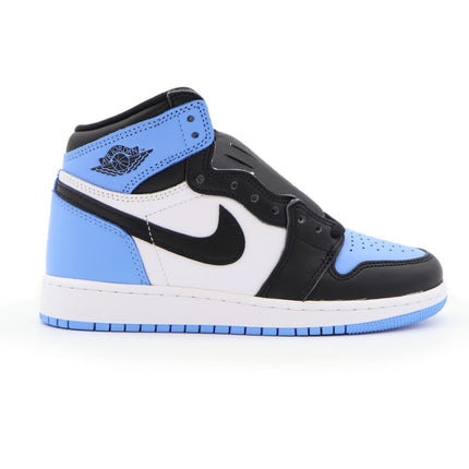 FD1437-400 Nike GS Air Jordan 1 Retro High OG University Blue UNC Toe