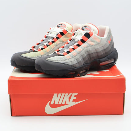 Size 11 - AT2865-100 Nike Air Max 95 OG Solar Red Neutral Grey Medium White