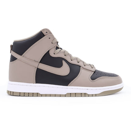 DD1869-002 Nike Dunk High Moon Fossil Black Bitter Dark Brown Ash Grey (Women's)