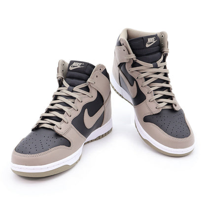 DD1869-002 Nike Dunk High Moon Fossil Black Bitter Dark Brown Ash Grey (Women's)