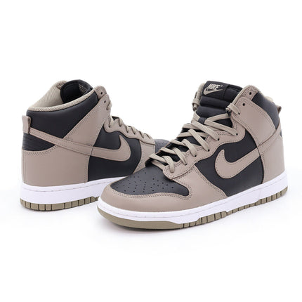 DD1869-002 Nike Dunk High Moon Fossil Black Bitter Dark Brown Ash Grey (Women's)