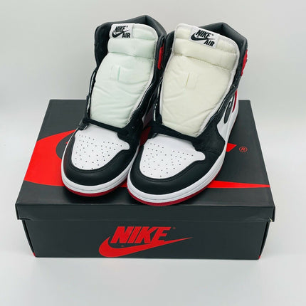 Size 8.5W - CD0461-016 Nike Air Jordan 1 Retro High Satin Black Toe