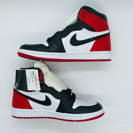 Size 8.5W - CD0461-016 Nike Air Jordan 1 Retro High Satin Black Toe