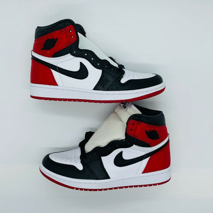 Size 8.5W - CD0461-016 Nike Air Jordan 1 Retro High Satin Black Toe