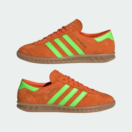 IH5460 adidas Originals Hamburg Orange Solar Green Gum (Women's)