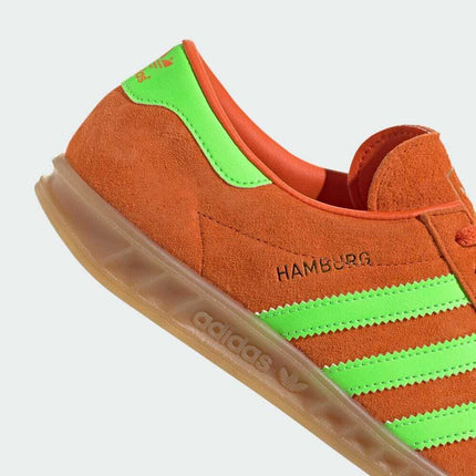 IH5460 adidas Originals Hamburg Orange Solar Green Gum (Women's)