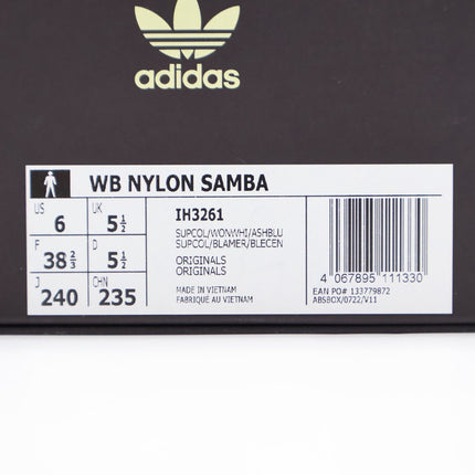 IH3261 Wales Bonner adidas Originals Nylon Samba Desert Wonder White Ash (Men's)