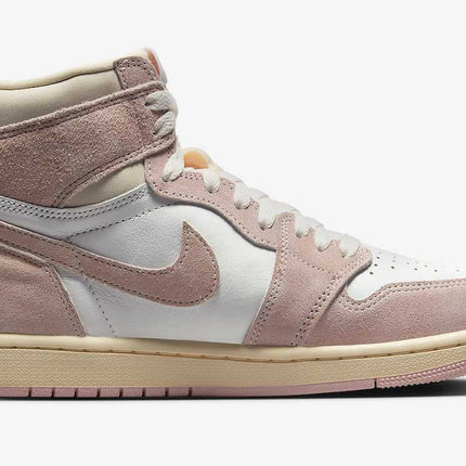 FD2596-600 Nike WMNS Air Jordan 1 Retro High OG Washed Pink Beige White Ivory