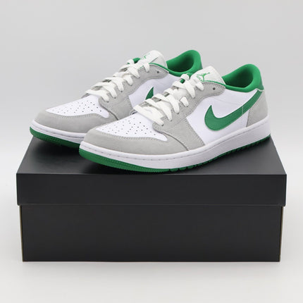 DD9315-112 Nike Air Jordan 1 Low Golf Pine Green Light Smoke Grey White (Men's)