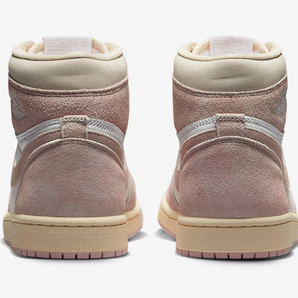 FD2596-600 Nike WMNS Air Jordan 1 Retro High OG Washed Pink Beige White Ivory