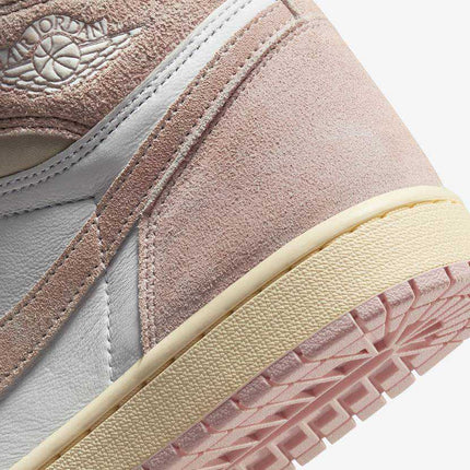 FD2596-600 Nike WMNS Air Jordan 1 Retro High OG Washed Pink Beige White Ivory