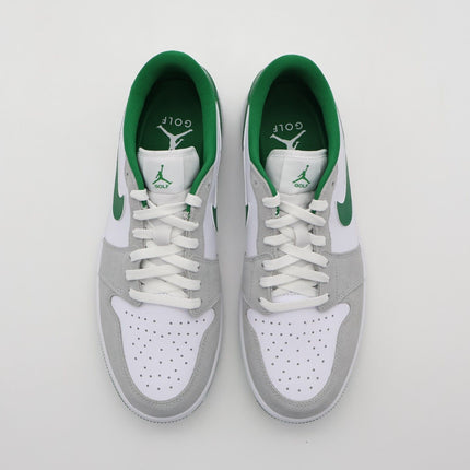 DD9315-112 Nike Air Jordan 1 Low Golf Pine Green Light Smoke Grey White (Men's)