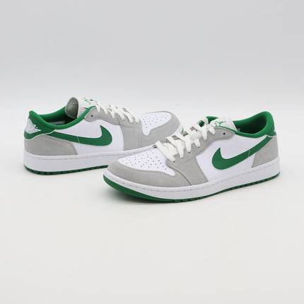 DD9315-112 Nike Air Jordan 1 Low Golf Pine Green Light Smoke Grey White (Men's)