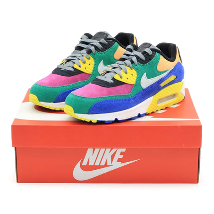 CD0917-300 Nike Air Max 90 Viotech Lucid Green Game Royal Purple Yellow (Men's)