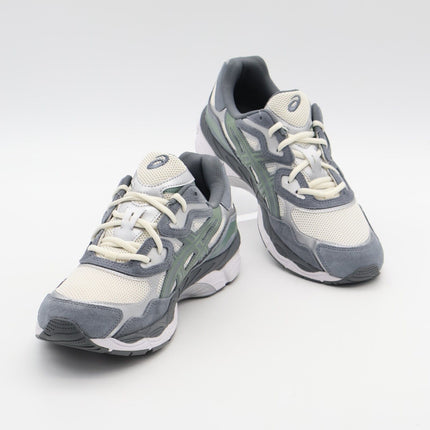 1203A383-101 Asics Gel-NYC Cream Steel Grey Ivory Khaki Green White (Men's)