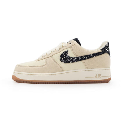 DJ4631-200 Nike Air Force 1 Low Paisley Swoosh Natural Navy White Gum (Men's)