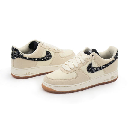 DJ4631-200 Nike Air Force 1 Low Paisley Swoosh Natural Navy White Gum (Men's)