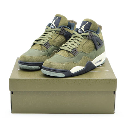 FB9927-200 Nike Air Jordan 4 Retro SE Craft Medium Olive Khaki Black (Men's)