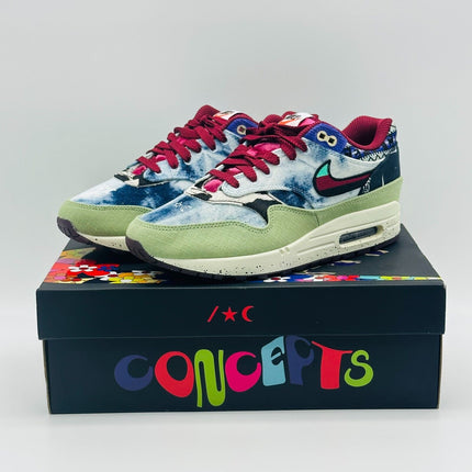 Size 8.5 - Nike Air Max 1 SP x Concepts Mellow 2022 DN1803-300 Green Maroon