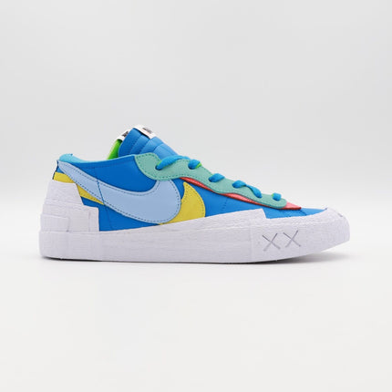 DM7901-400 KAWS sacai Nike Blazer Low Neptune Blue Light Pink Yellow (Men's)