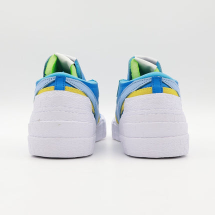 DM7901-400 KAWS sacai Nike Blazer Low Neptune Blue Light Pink Yellow (Men's)