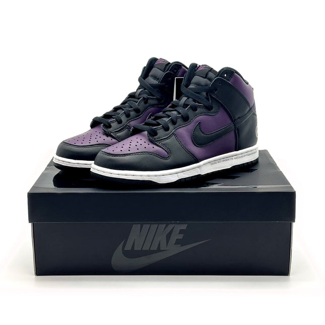 DJ0382-600 Nike Dunk High Fragment Design Beijing Wine Black White Purple Grape