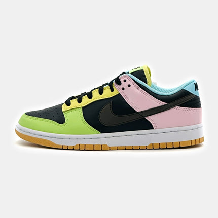 DH0952-001 Nike Dunk Low SE Free 99 Pack Black Dark Chocolate Copa Pink Foam