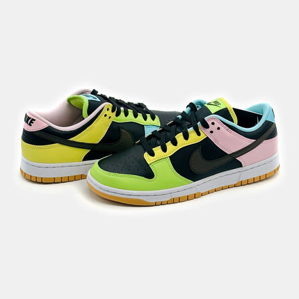 DH0952-001 Nike Dunk Low SE Free 99 Pack Black Dark Chocolate Copa Pink Foam