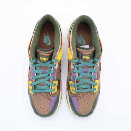 DB0500-200 Nike Dunk Low Scrap Archeo Brown Mosaic Bicoastal Sport Spice (Men's)