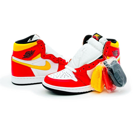 555088-603 Nike Air Jordan 1 Retro High OG Light Fusion Red Laser Orange Pink