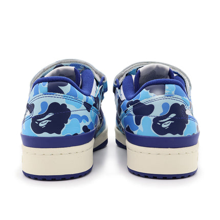 ID4772 BAPE adidas Forum 84 Low 30th Anniversary Blue Camo Cloud White (Men's)