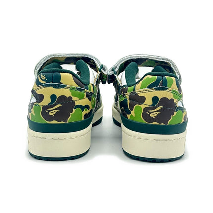 ID4771 BAPE adidas Forum 84 Low 30th Anniversary Green Camo (Men's)