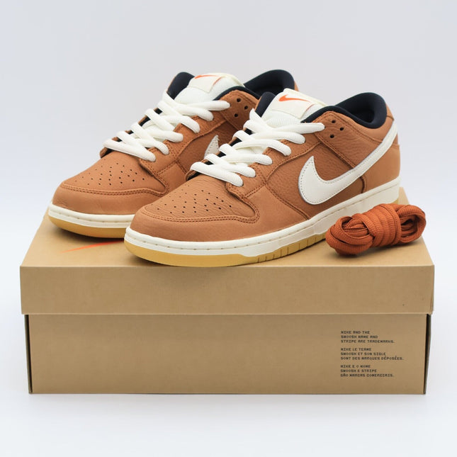 DH1319-200 Nike SB Orange Label Dunk Low PRO ISO Dark Russet Sail Brown (Men's)