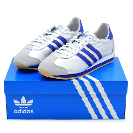 IE4230 adidas Originals Country OG Matt Silver Bright Blue White (Men's)