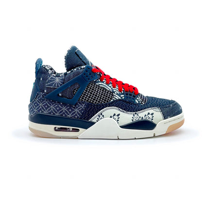 CW0898-400 Nike Air Jordan 4 SE Sashiko Deep Ocean Sail Cement Fire Red Grey