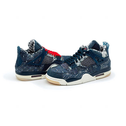 CW0898-400 Nike Air Jordan 4 SE Sashiko Deep Ocean Sail Cement Fire Red Grey