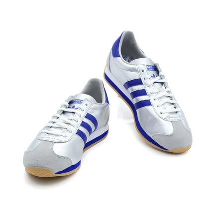 IE4230 adidas Originals Country OG Matt Silver Bright Blue White (Men's)