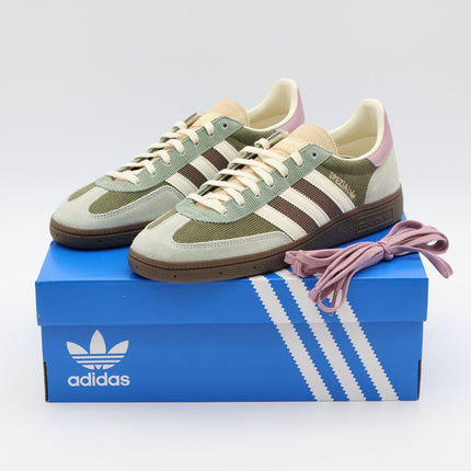 IH4891 adidas Originals Handball Spezial Silver Green Cream White (Men 's)