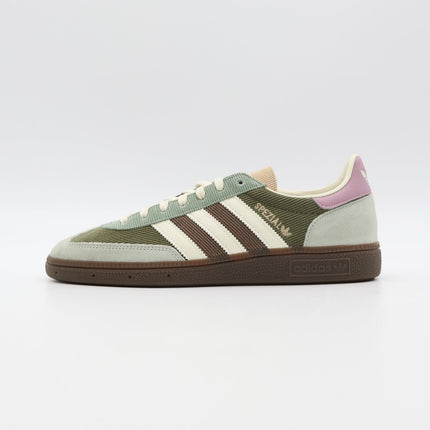 IH4891 adidas Originals Handball Spezial Silver Green Cream White (Men 's)