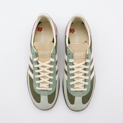 IH4891 adidas Originals Handball Spezial Silver Green Cream White (Men 's)