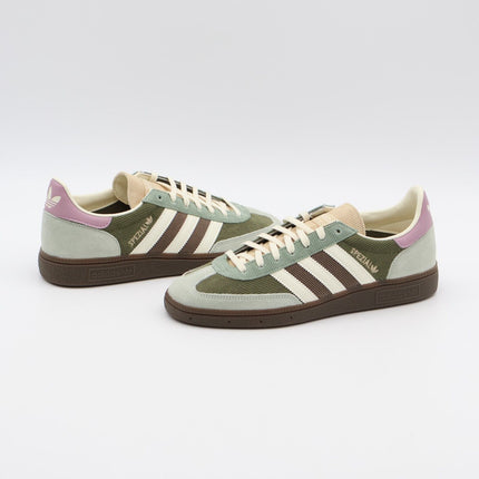 IH4891 adidas Originals Handball Spezial Silver Green Cream White (Men 's)