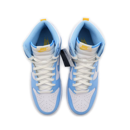 DD1399-401 Nike Dunk High Retro Homer Blue Chill White Amarillo UNC (Men's)