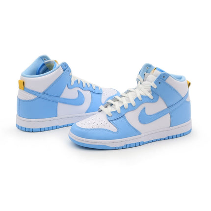 DD1399-401 Nike Dunk High Retro Homer Blue Chill White Amarillo UNC (Men's)