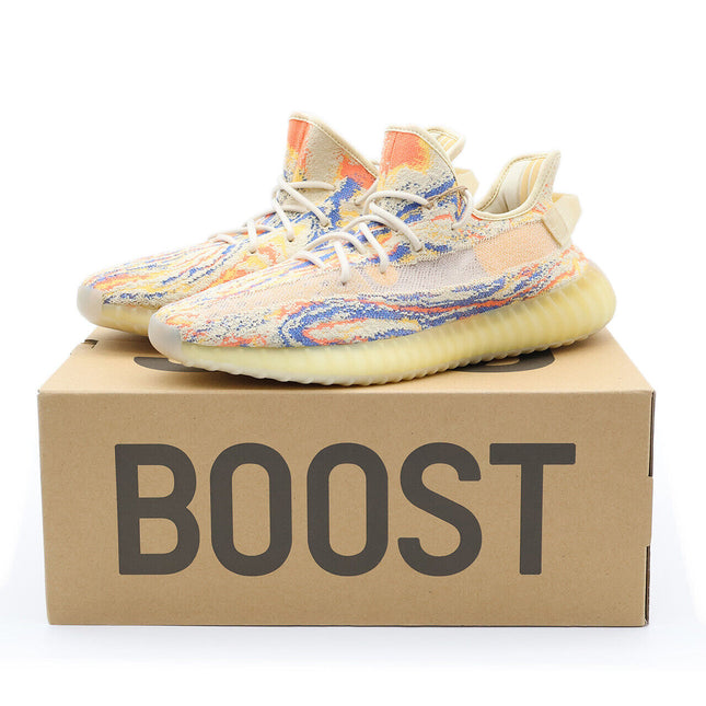 GW3773 Yeezy Boost 350 V2 MX Oat Yellow Beige Blue Mosaic Orange White Cream